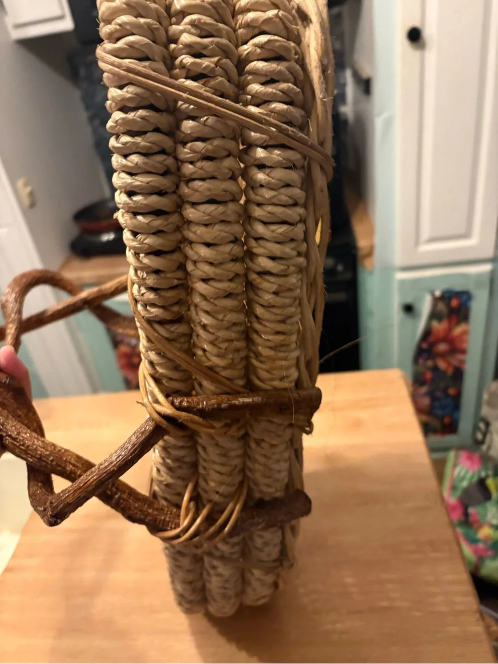 Source Unknown handwoven rattan